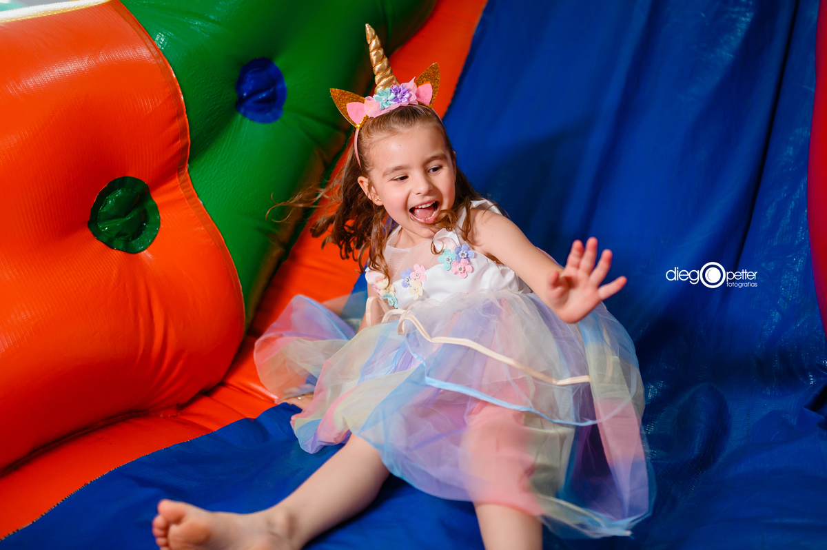 no escorregador My Little Pony