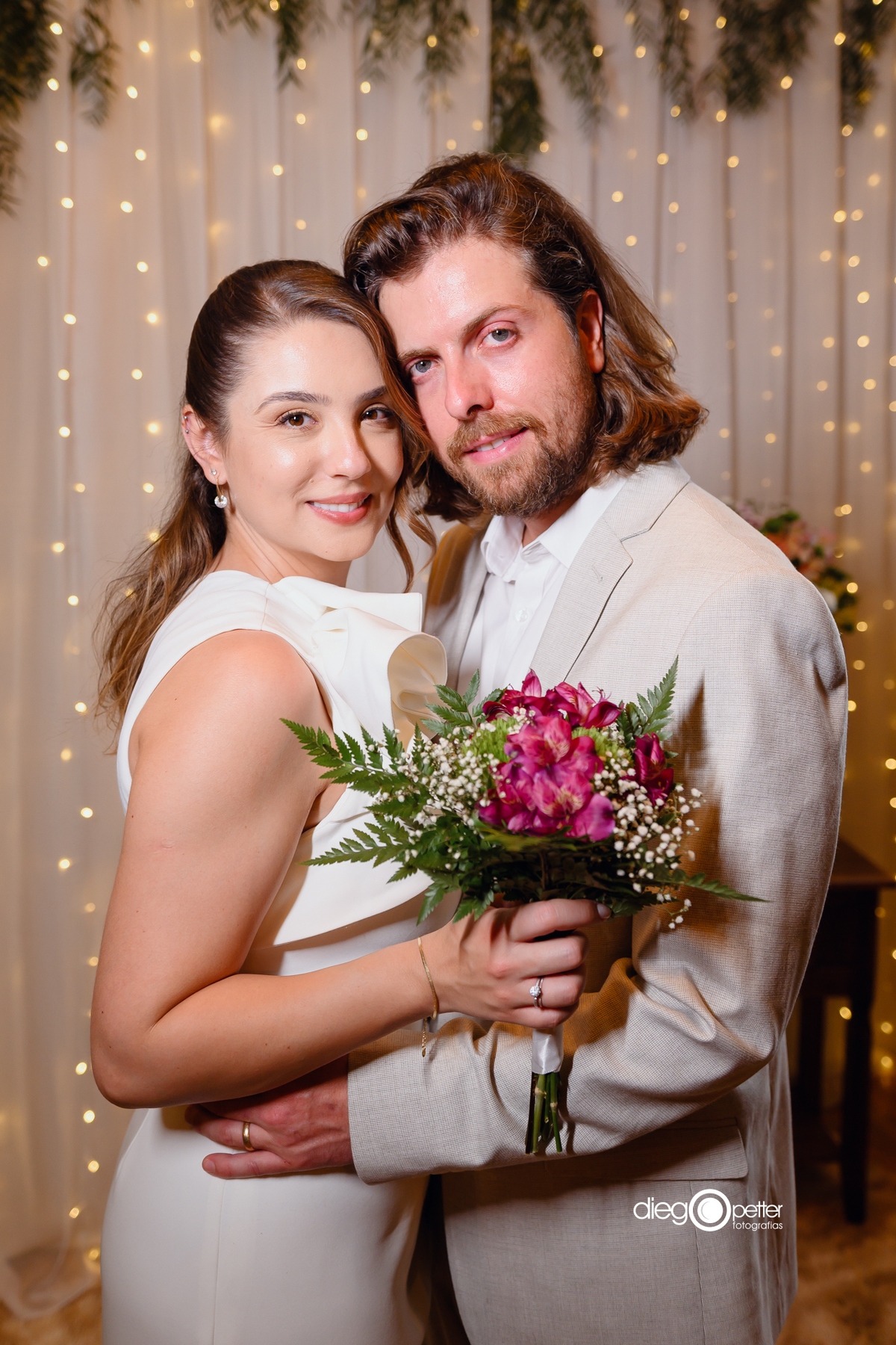 noivos finalmente casados