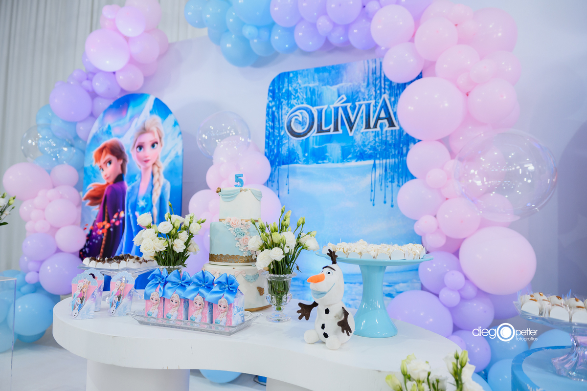decoração frozen personalizada