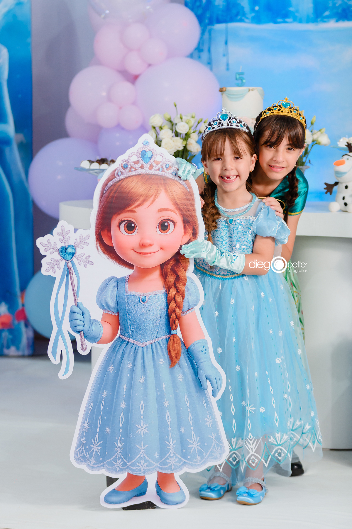 irmãs frozen em foto de revista