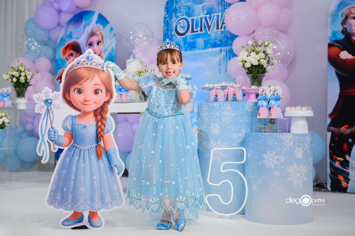 olívia 5 anos frozen soledade