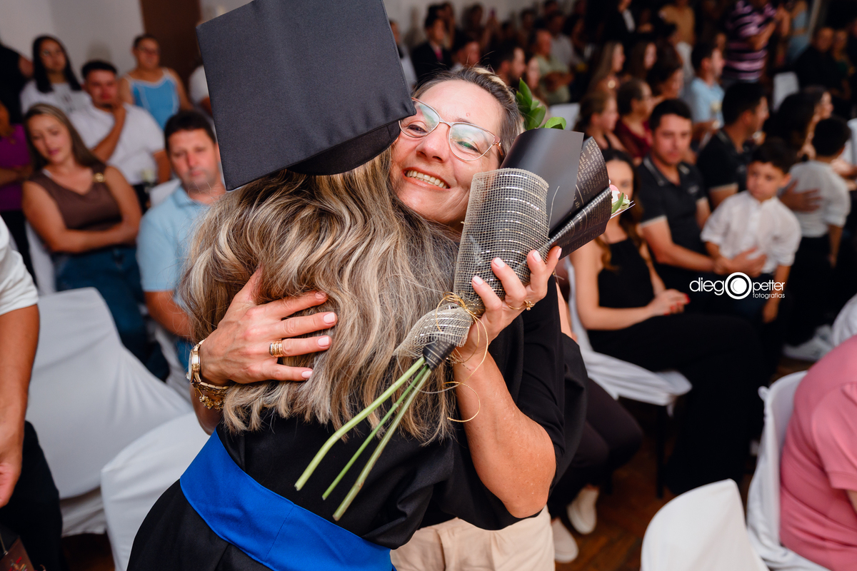 homenagem para mãe na formatura