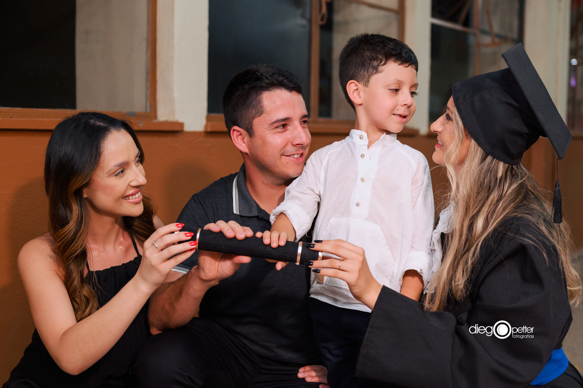 Laura Porto Carvalho e irmãos