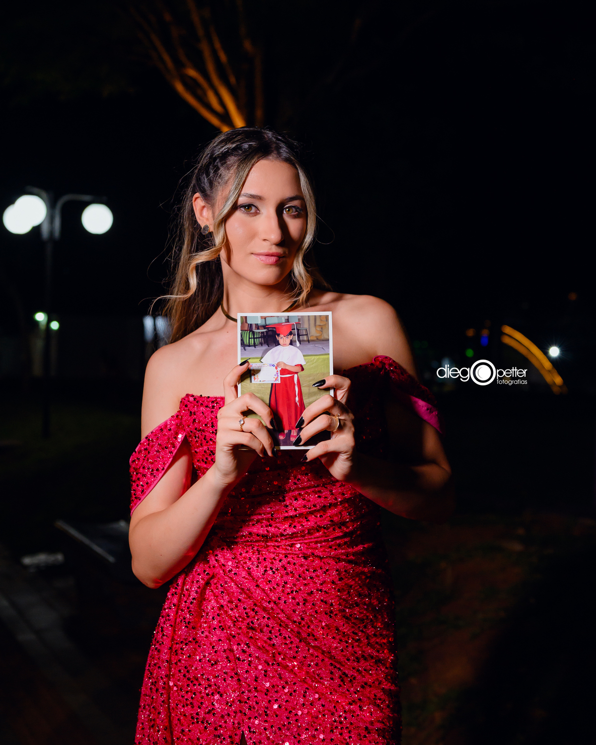 foto antiga de formatura e atual