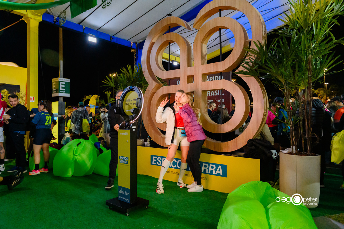 espaço instagramável maratona
