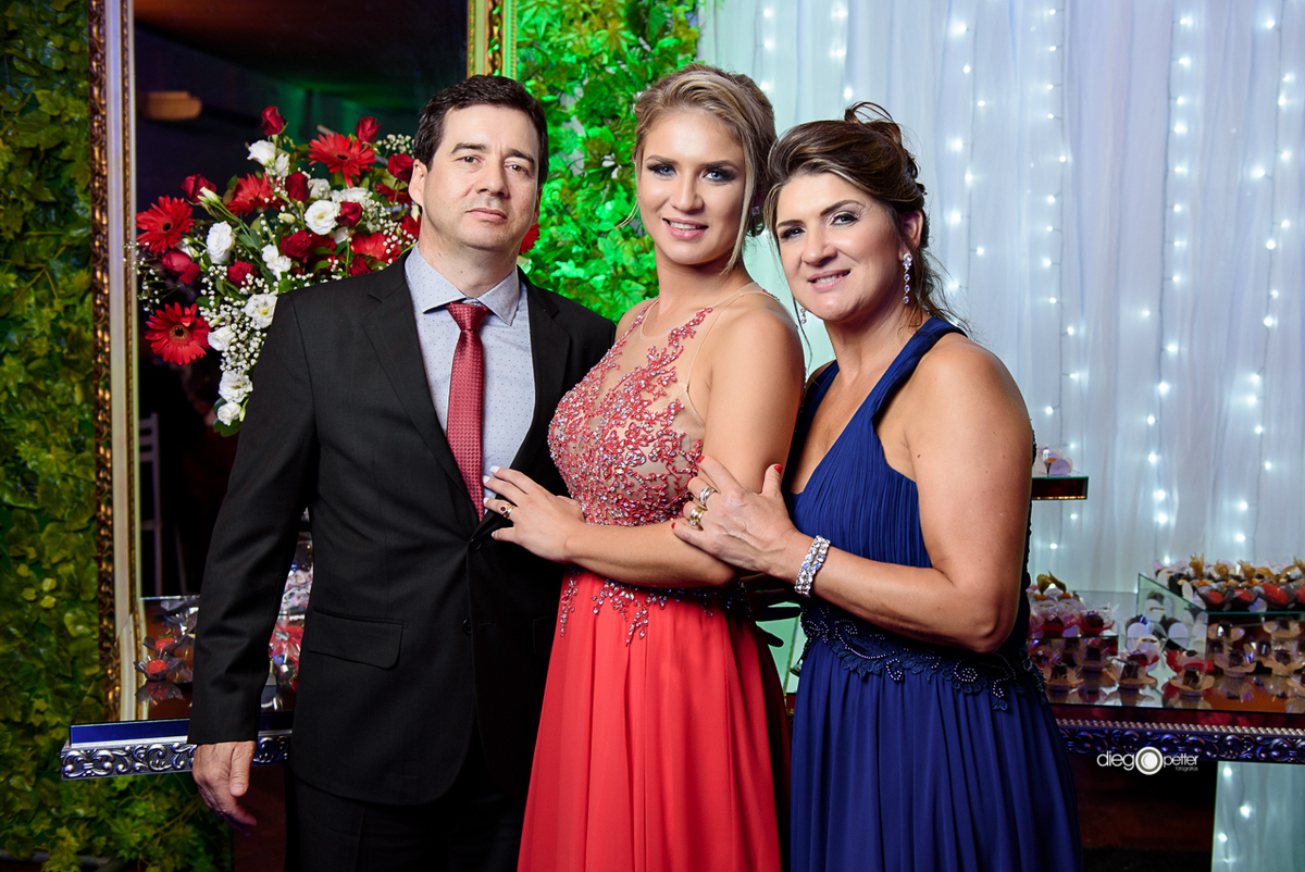 Pais na Formatura Jéssica de Lima da Silva Clube Comercial Soledade