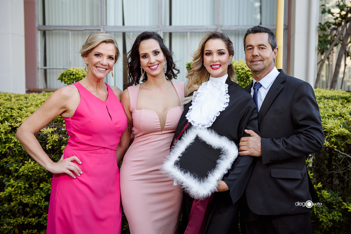 Família na Formatura Odontologia Lísley Ortiz UFRGS Porto Alegre