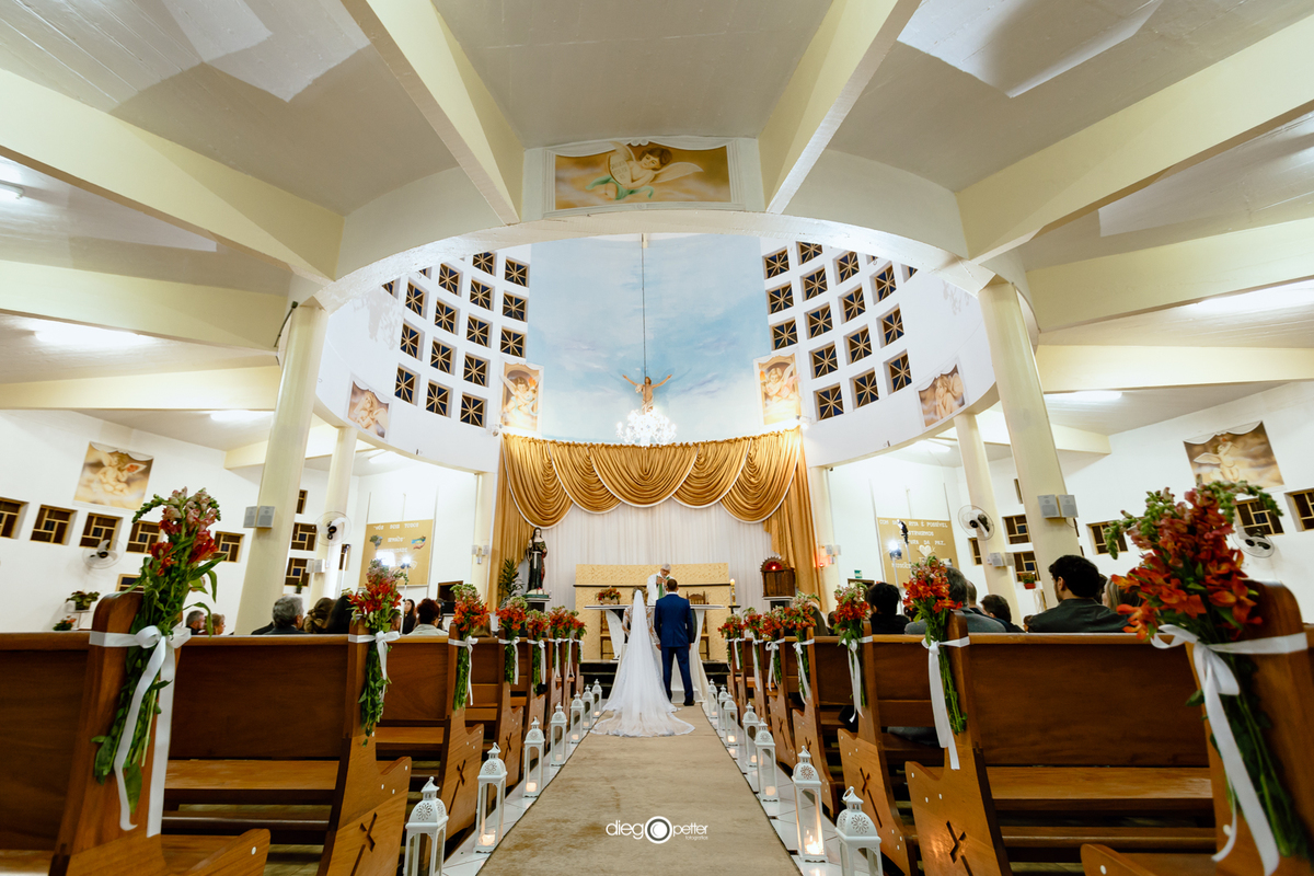 Casamento na igreja Santa Rita em Soledade