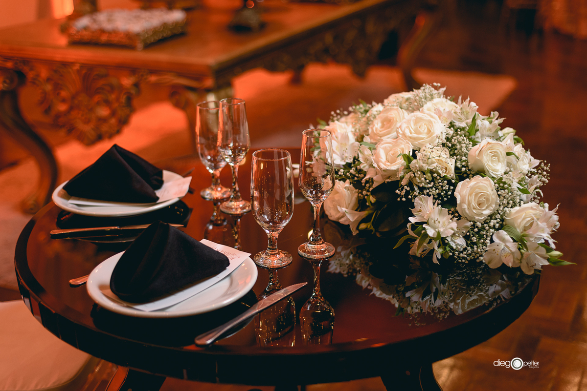 Decoração casamento Clube Comercial Soledade