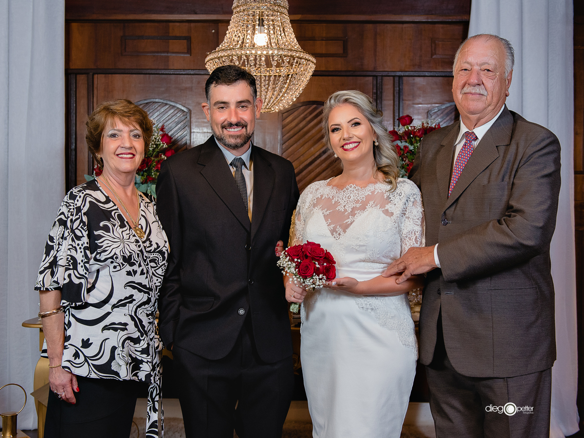 Família dos noivos La traviatta