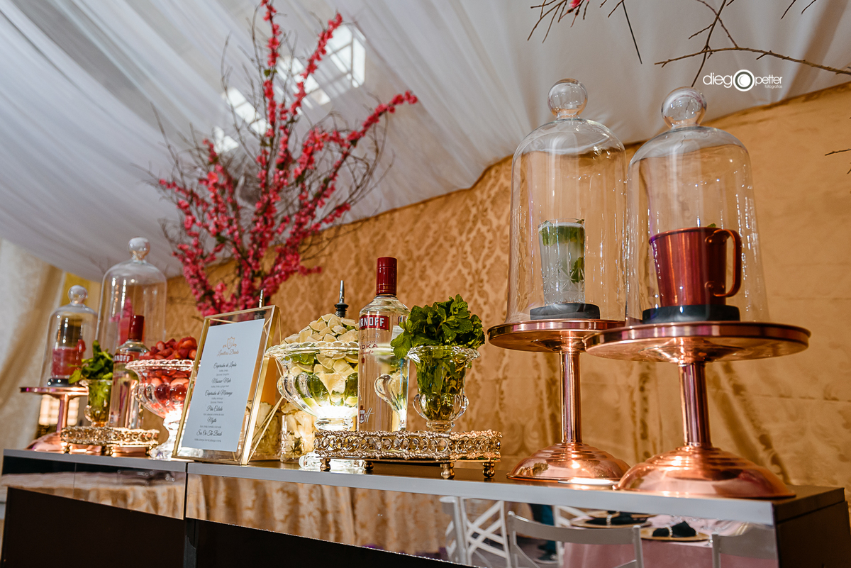 Decoração 15 anos Drinks