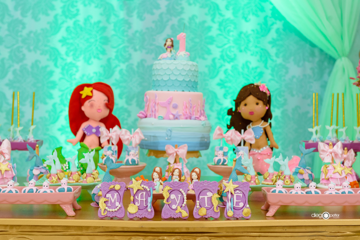 mesa de doces infantil no rancho balança