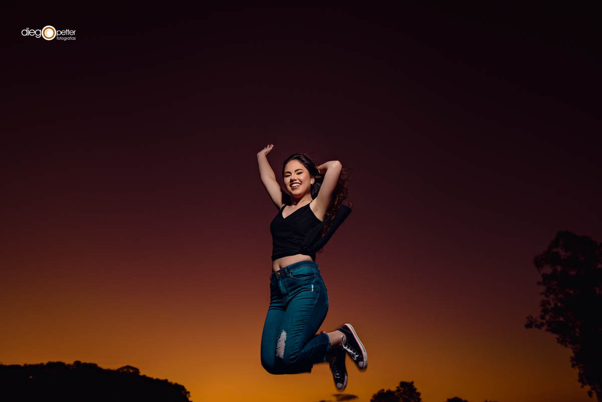 Ensaio externo 15 anos Soledade/RS - BR386 - Pôr do Sol