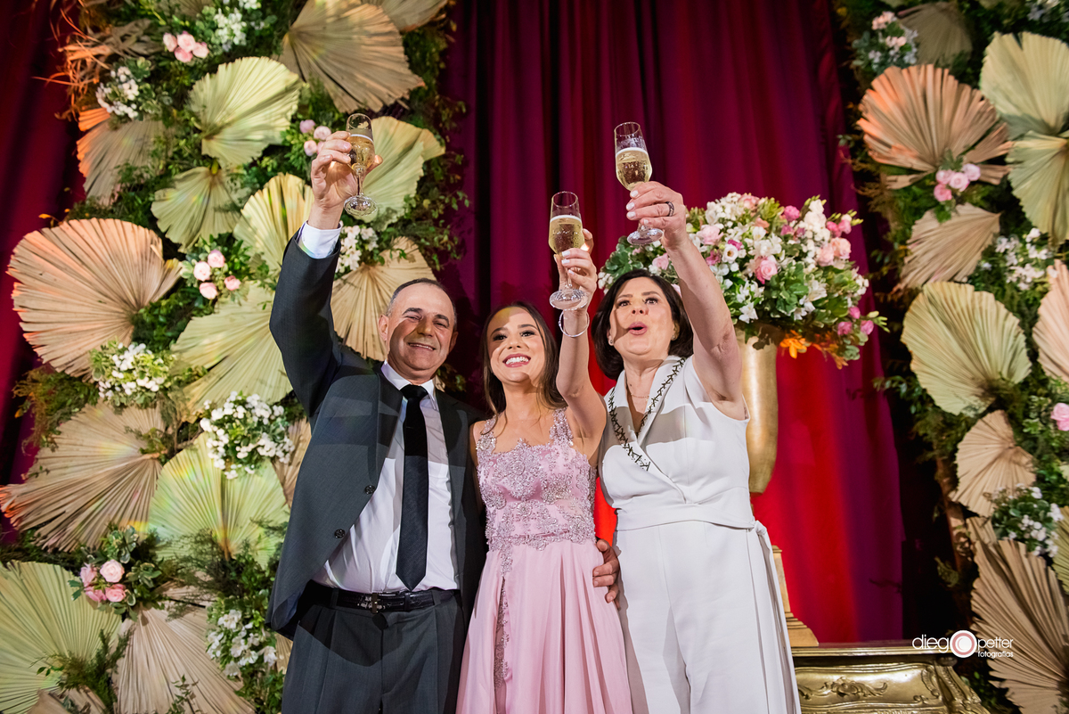 Brinde com família Formatura Bibiana Engenharia Mecânica CTG Jango Borges Arvorezinha