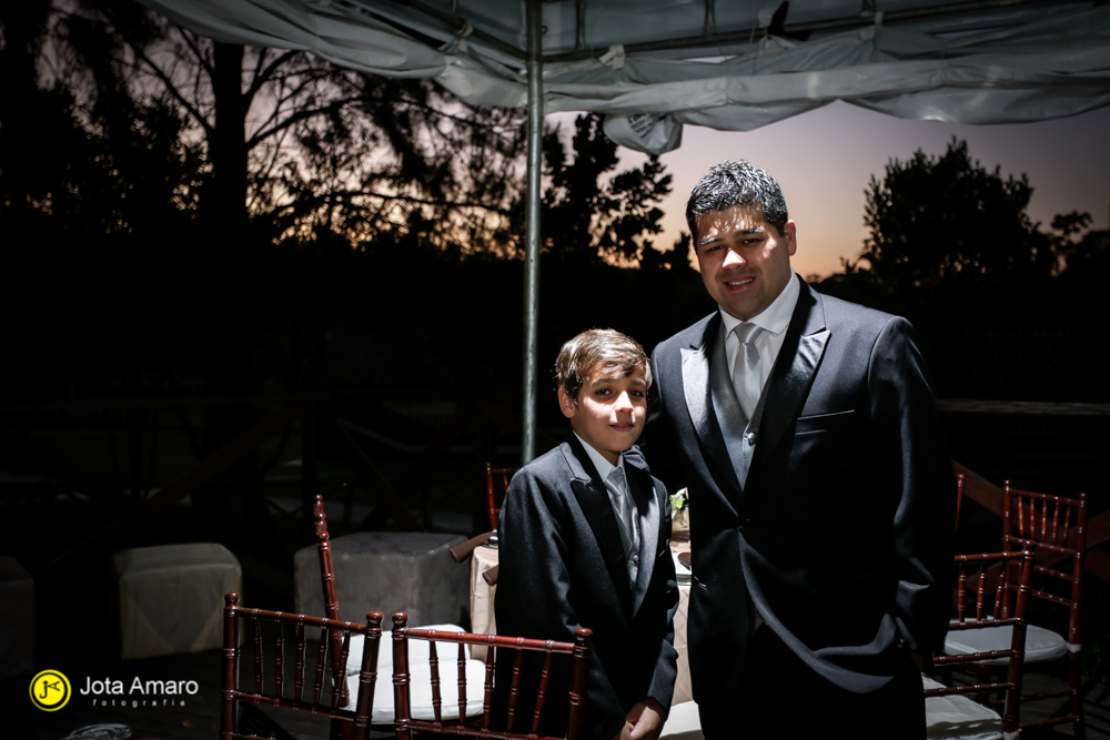 Thiago e Renato antes do casamento