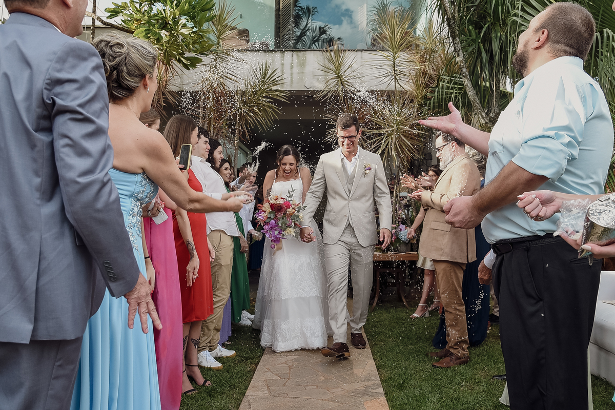 casamento no quintal de casa