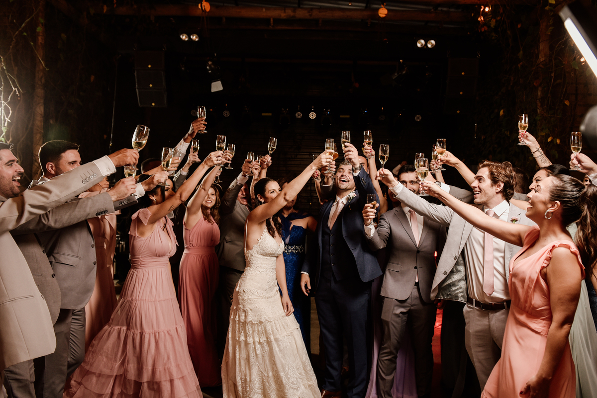 Salão de festa no Reserva de Santa Clara