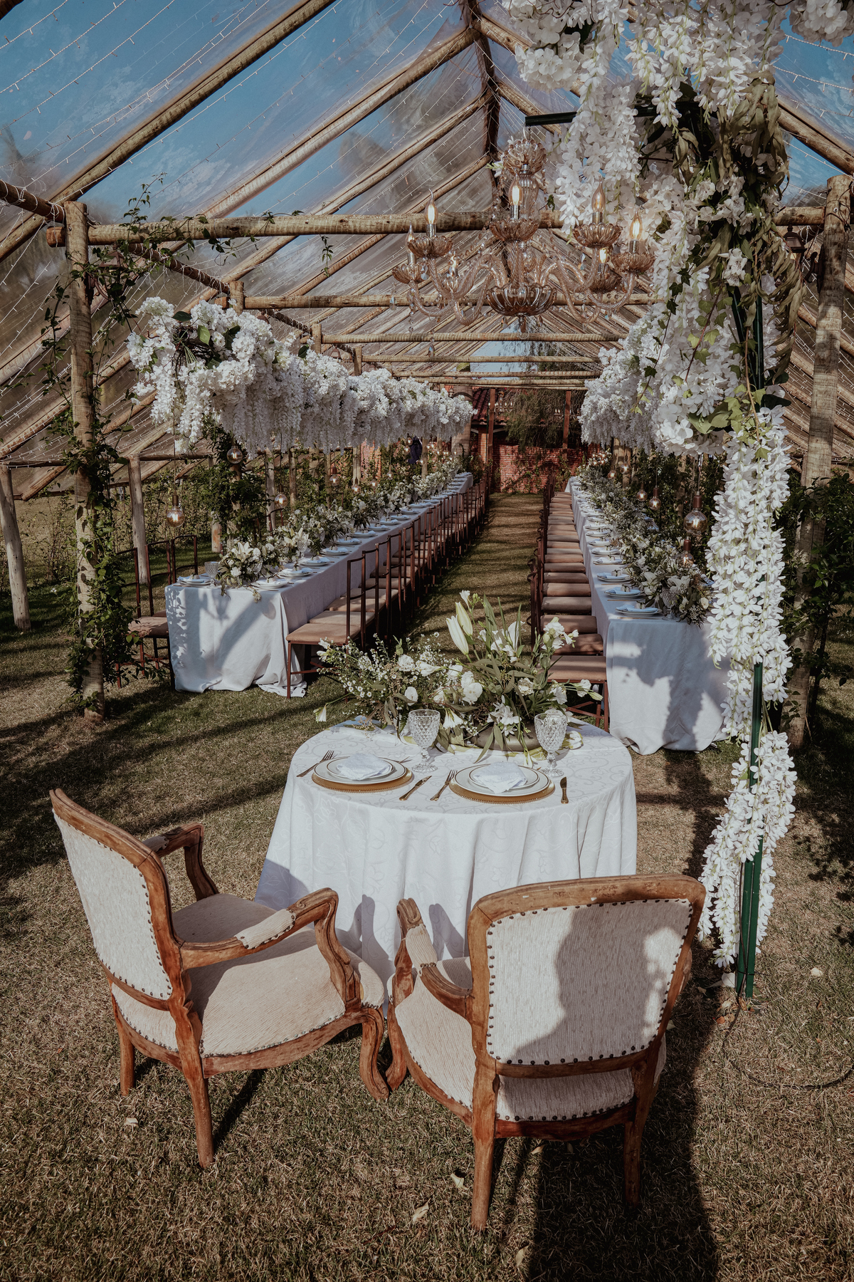 Decoração para casamento no campo