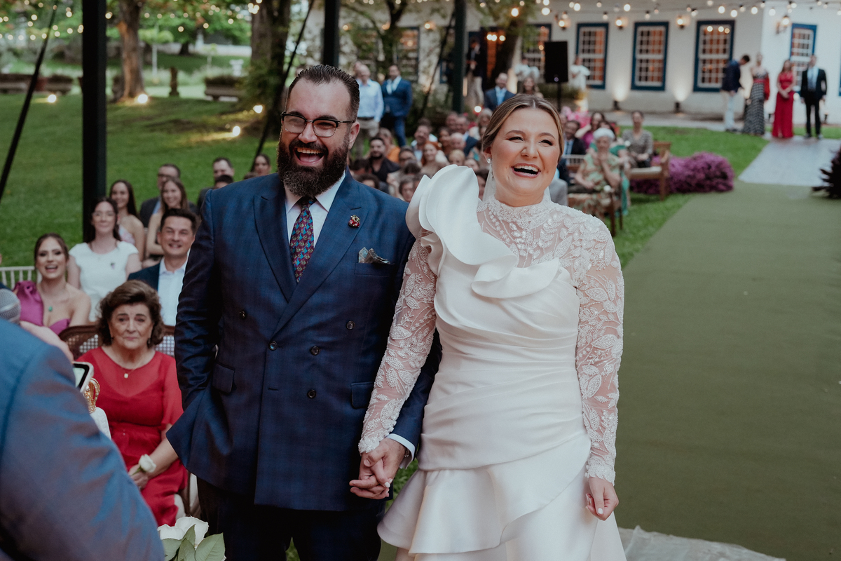 Fotos espontâneas de casamento