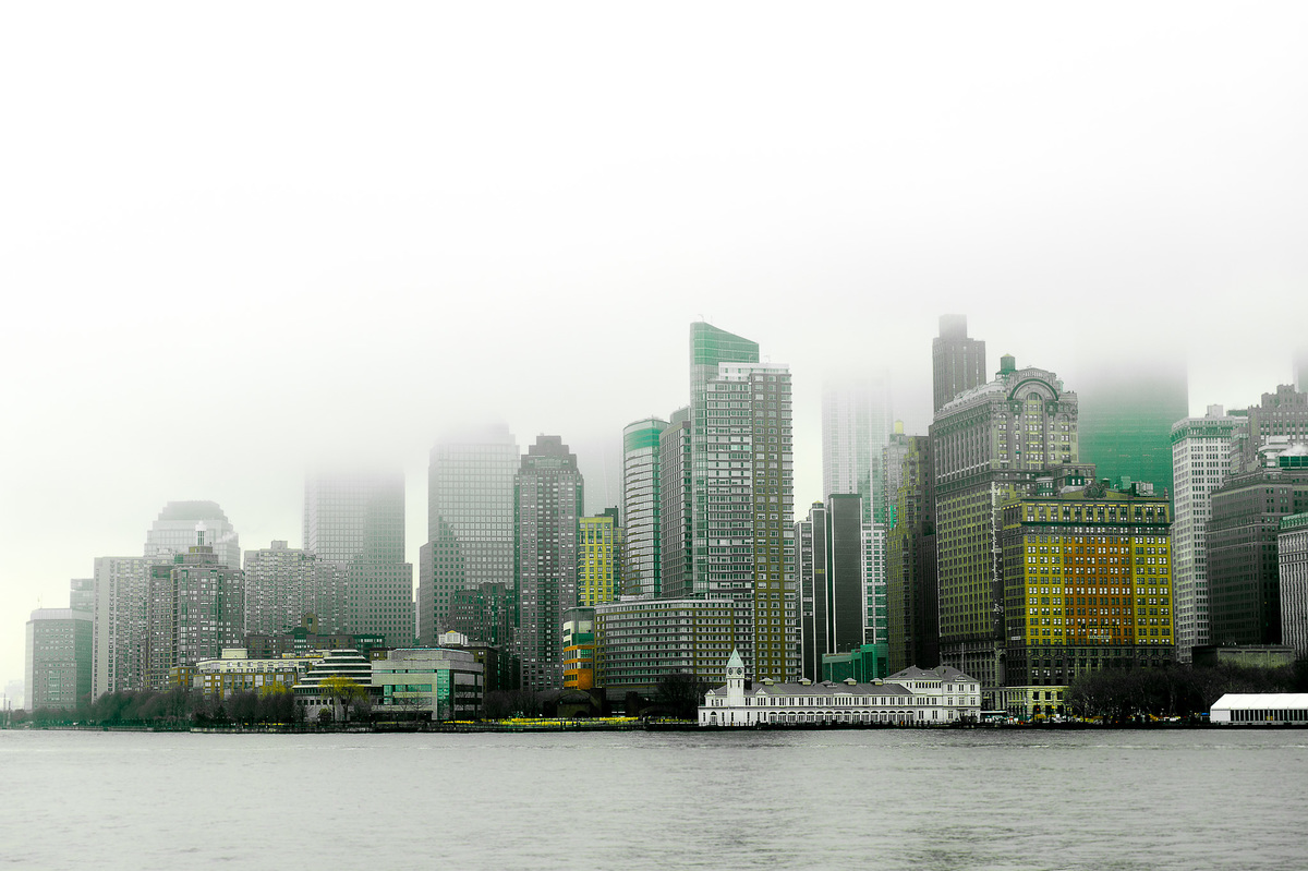 Foto de Skyline de New York. Manhattan Skyline. Manhattan. 
 nova york. new york. prédios de Manhattan.