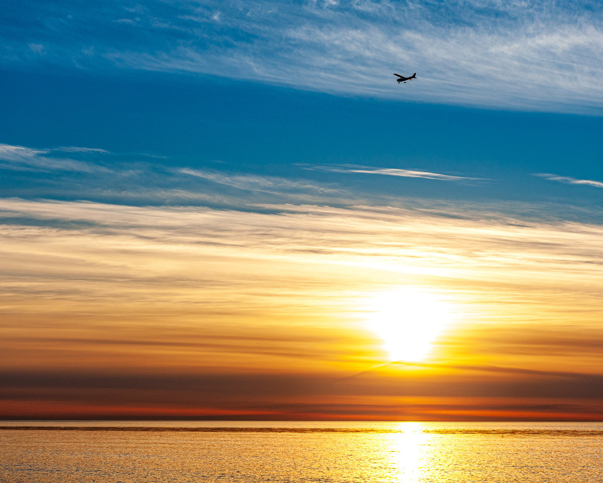 Foto do Pôr do Sol na Highway One California State Route 1 na Califórnia