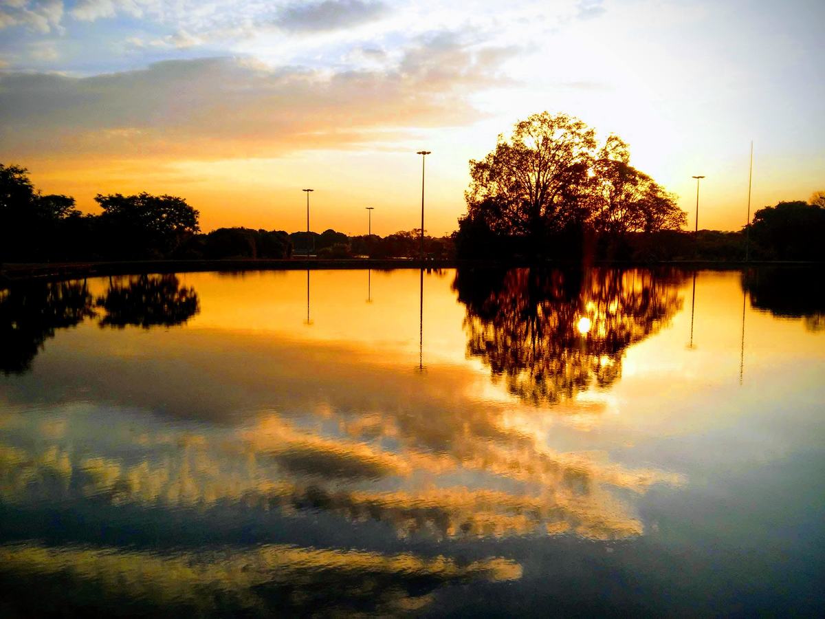 Fim de tarde no Parque da cidade Sara Kubitschek