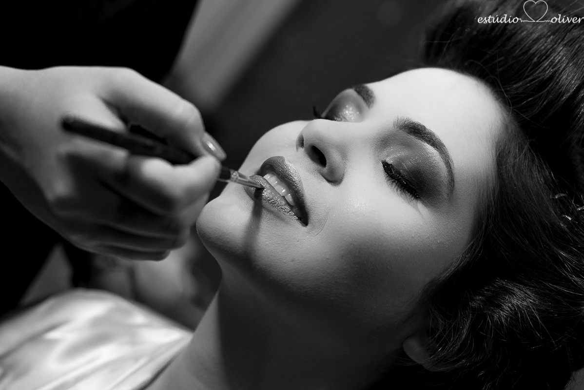Making of de noiva, maquiagem para noivas, batom de noiva