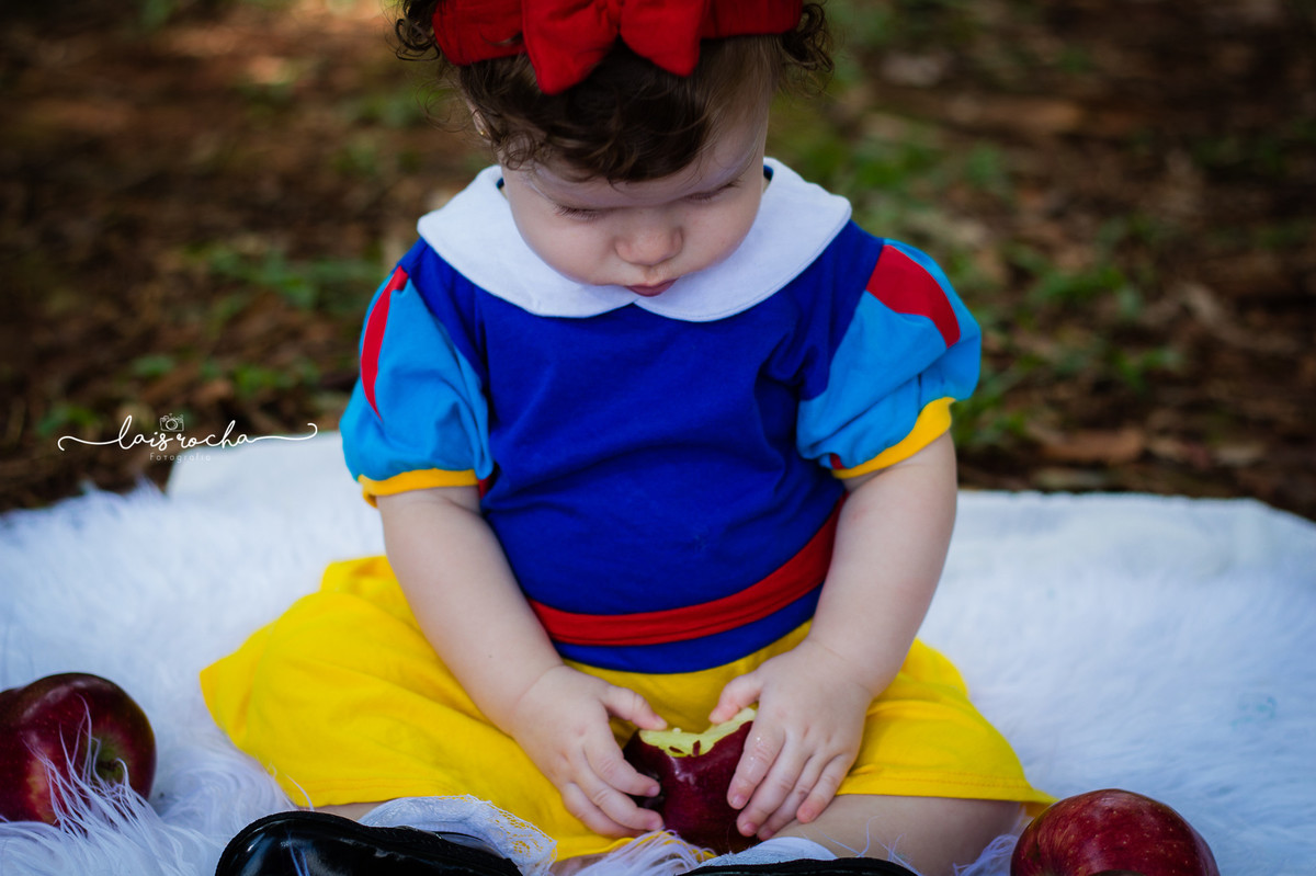 Branca de neve - ensaio infantil natal - laís rocha fotografia