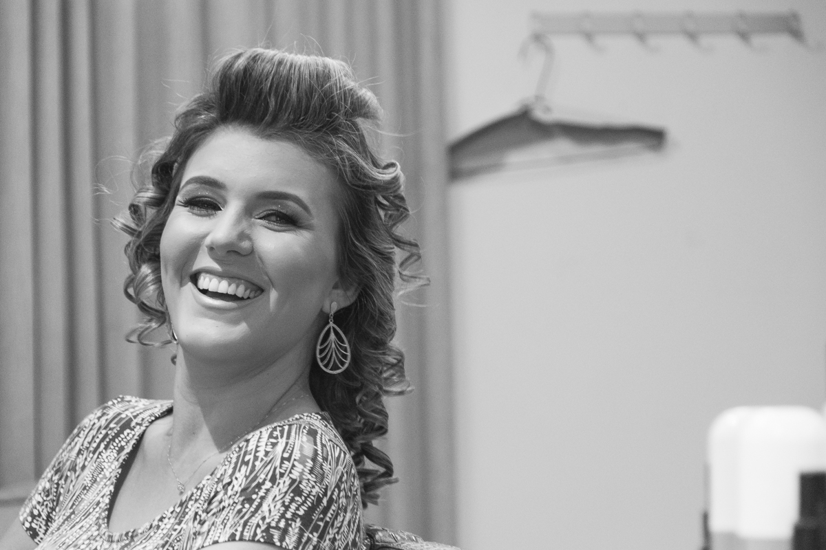 Alegria no inicio do making of