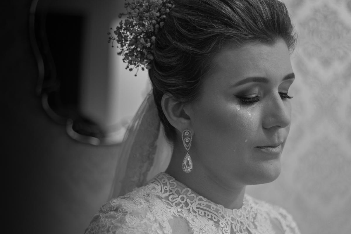 emoção no ensaio dos votos do casamento