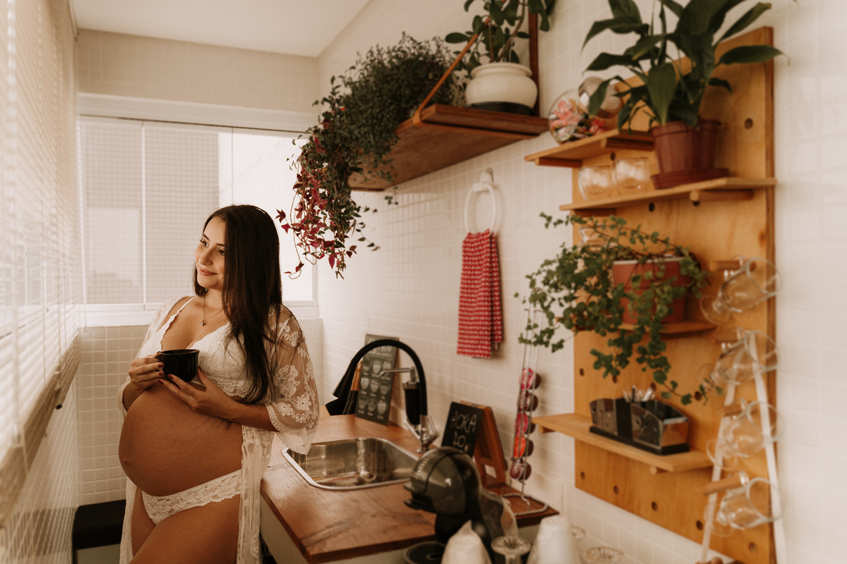 Ensaio Gestante Estúdio