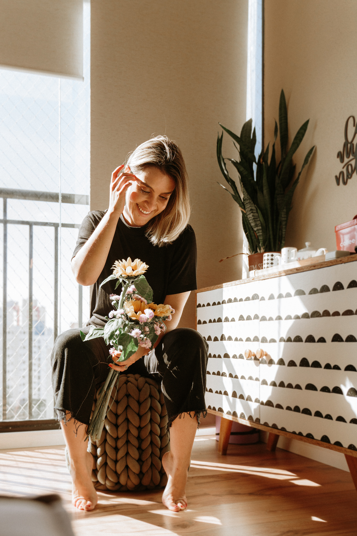 Ensaio fotográfico família em casa