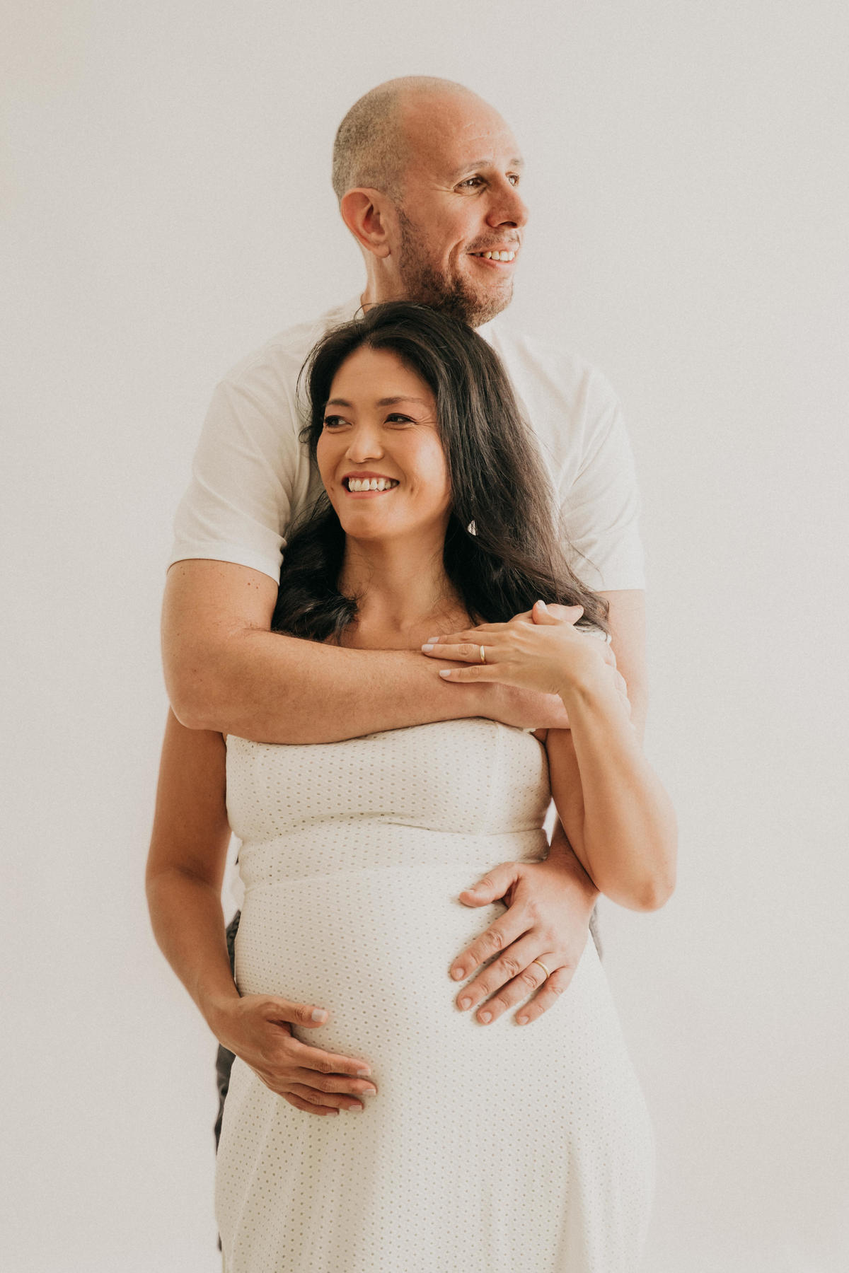 Ensaio Gestante no Estúdio em Santos