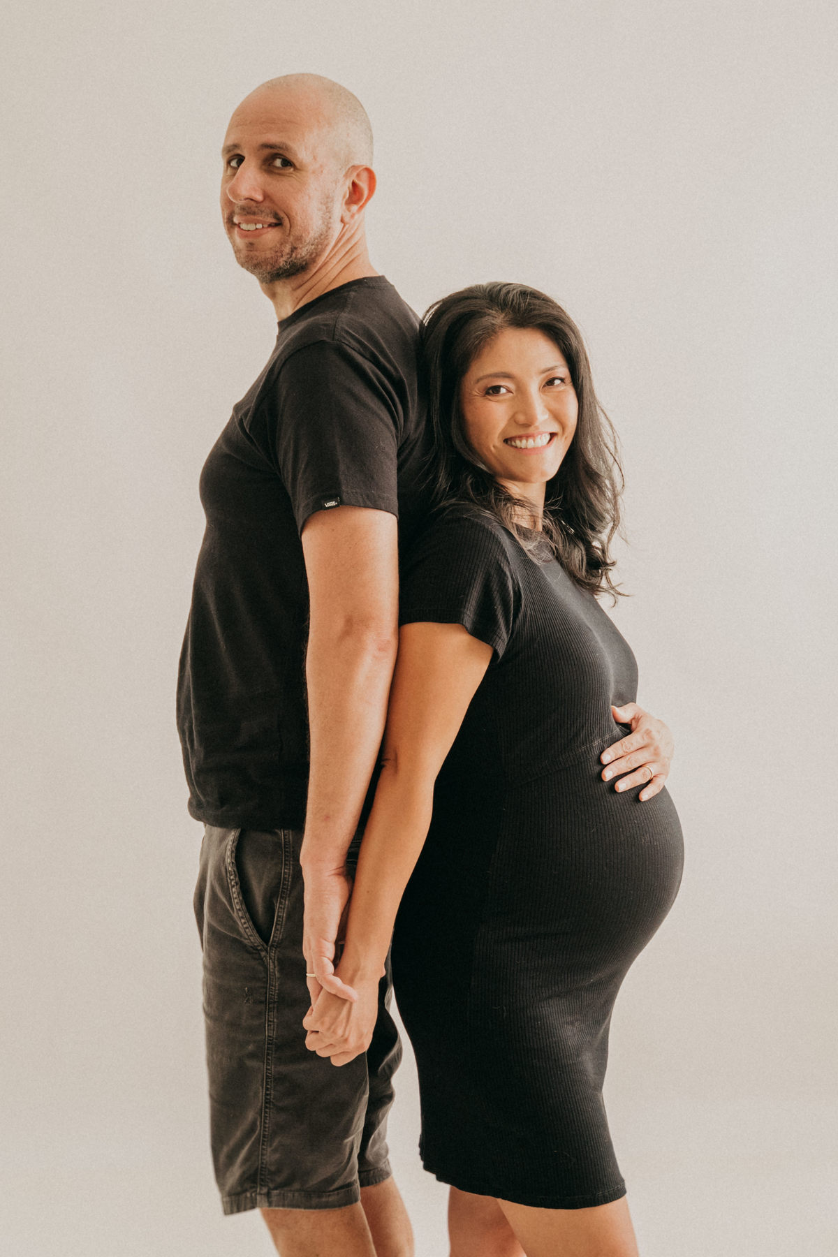 Ensaio Gestante no Estúdio em Santos