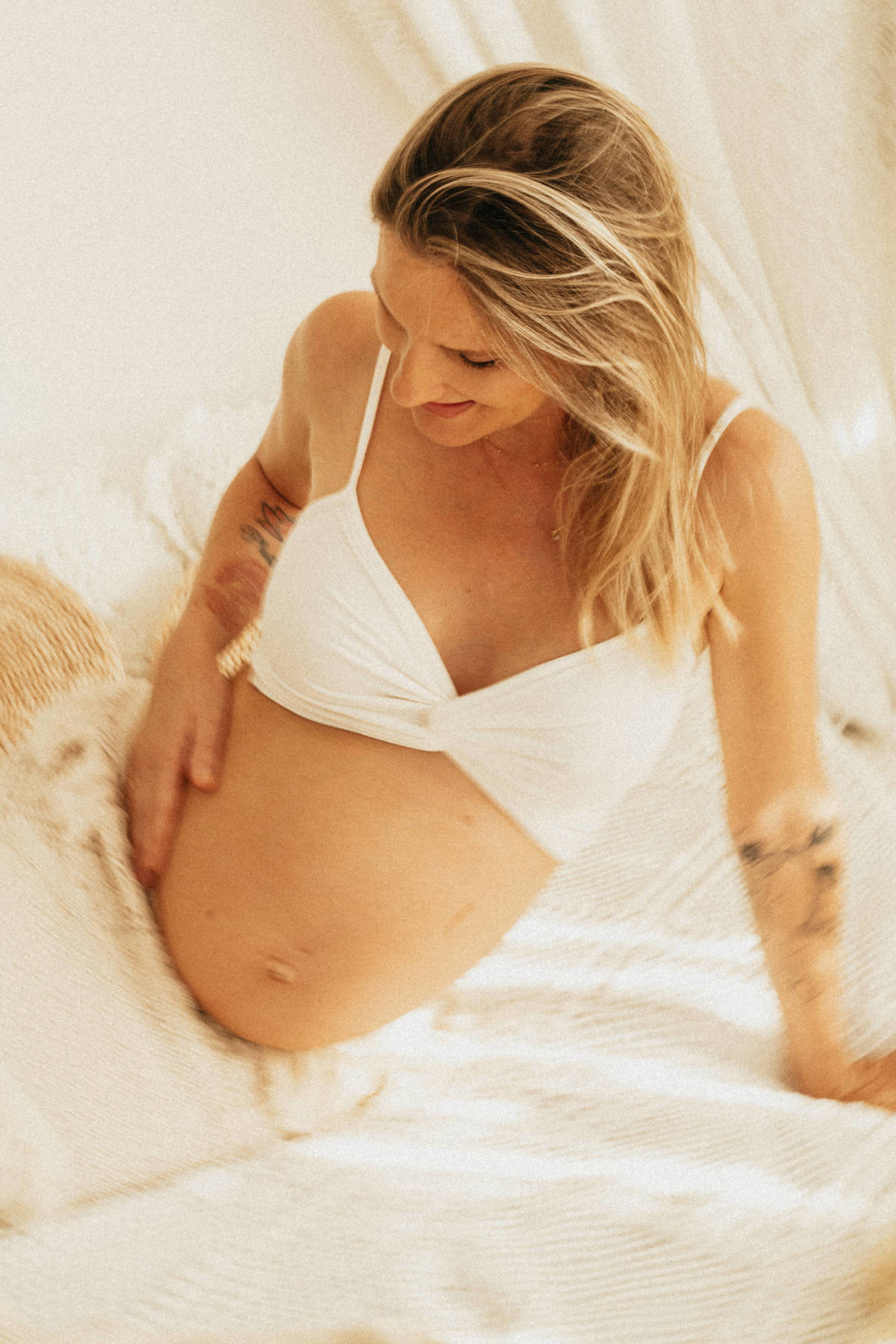 Fotografia de gestante em Santos