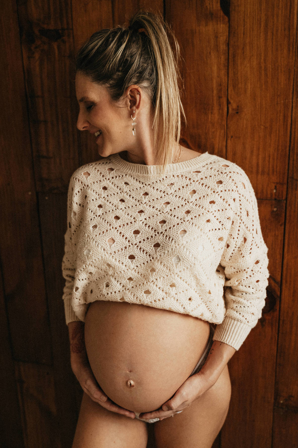 Ensaio fotográfico de gestante em Santos