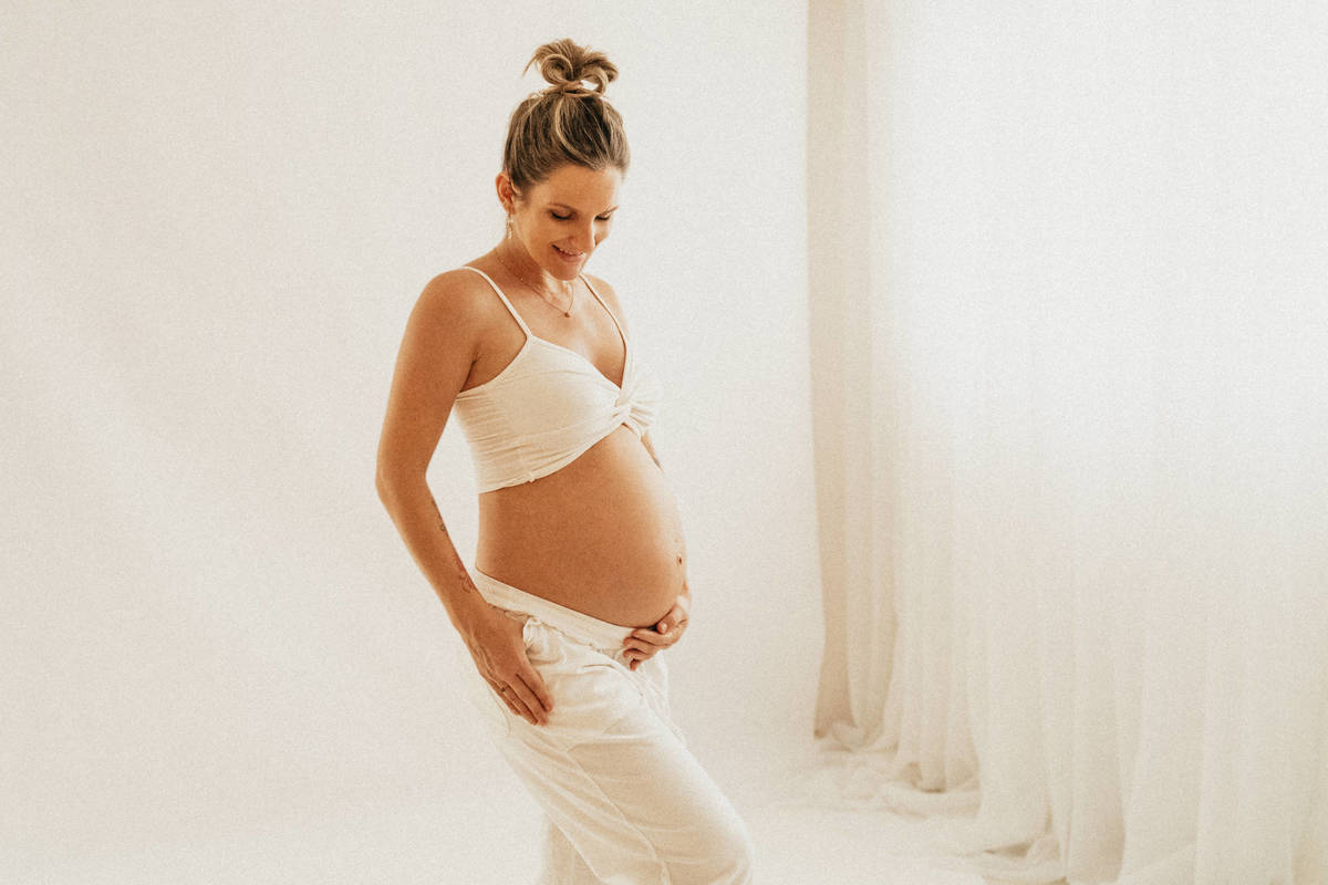 Ensaio fotográfico de gestante em Santos