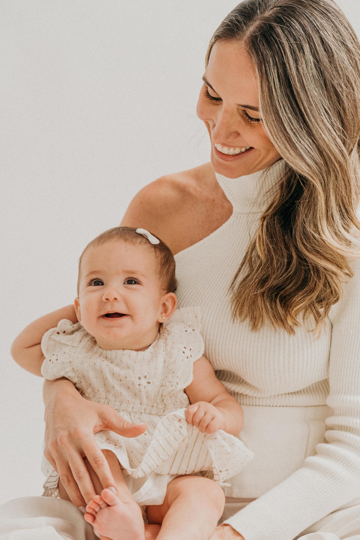 Sessão fotográfica mãe e filhas