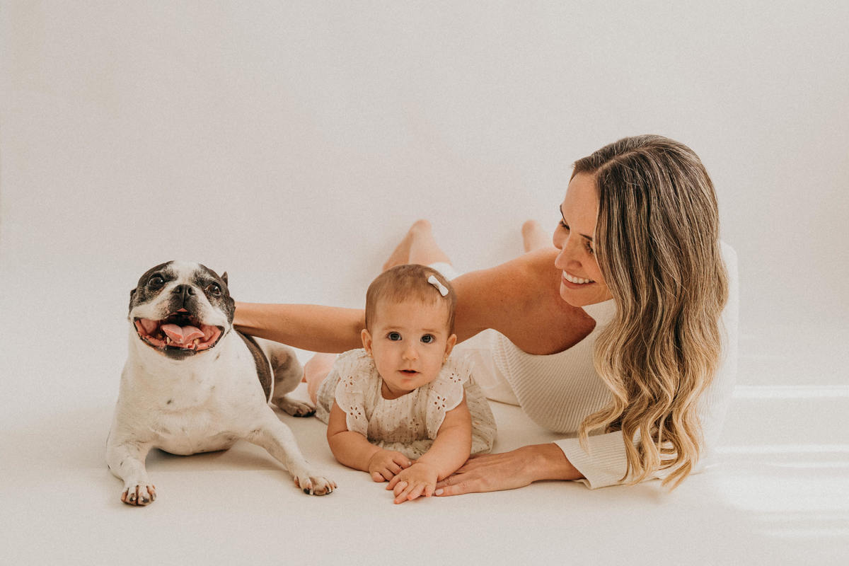 Sessão fotográfica mãe e filhas