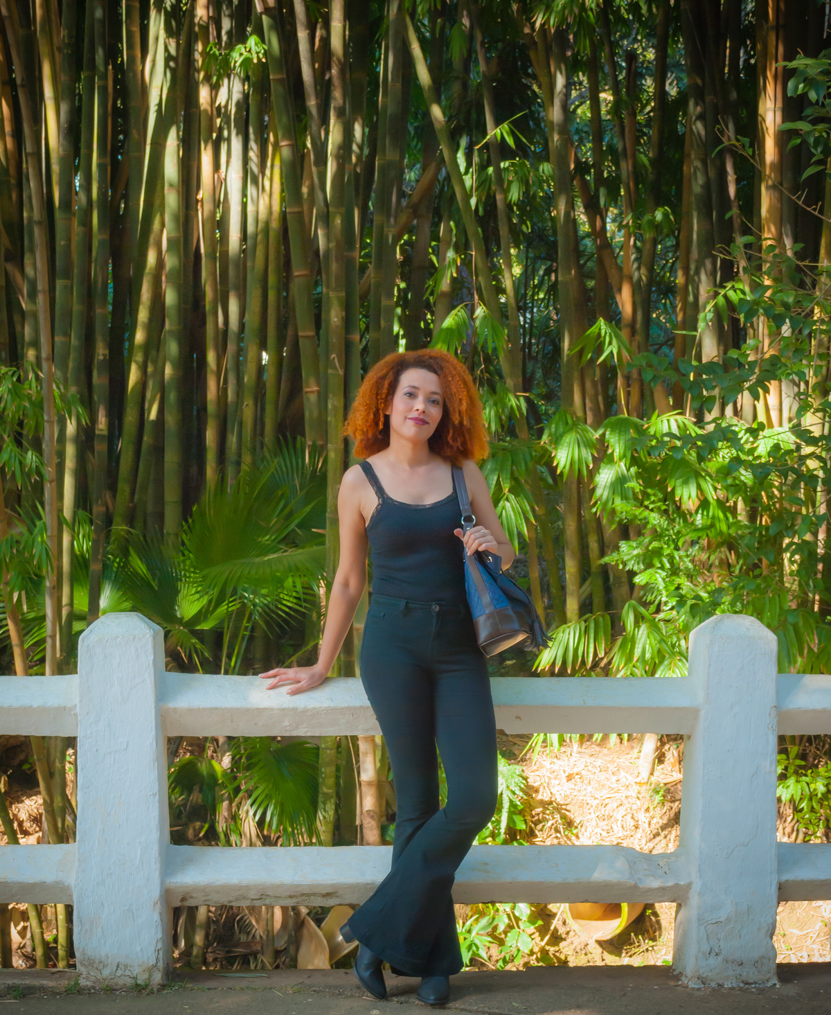Destaque para o clima, Vânia Oliveira, ponte logo a entrada do parque.