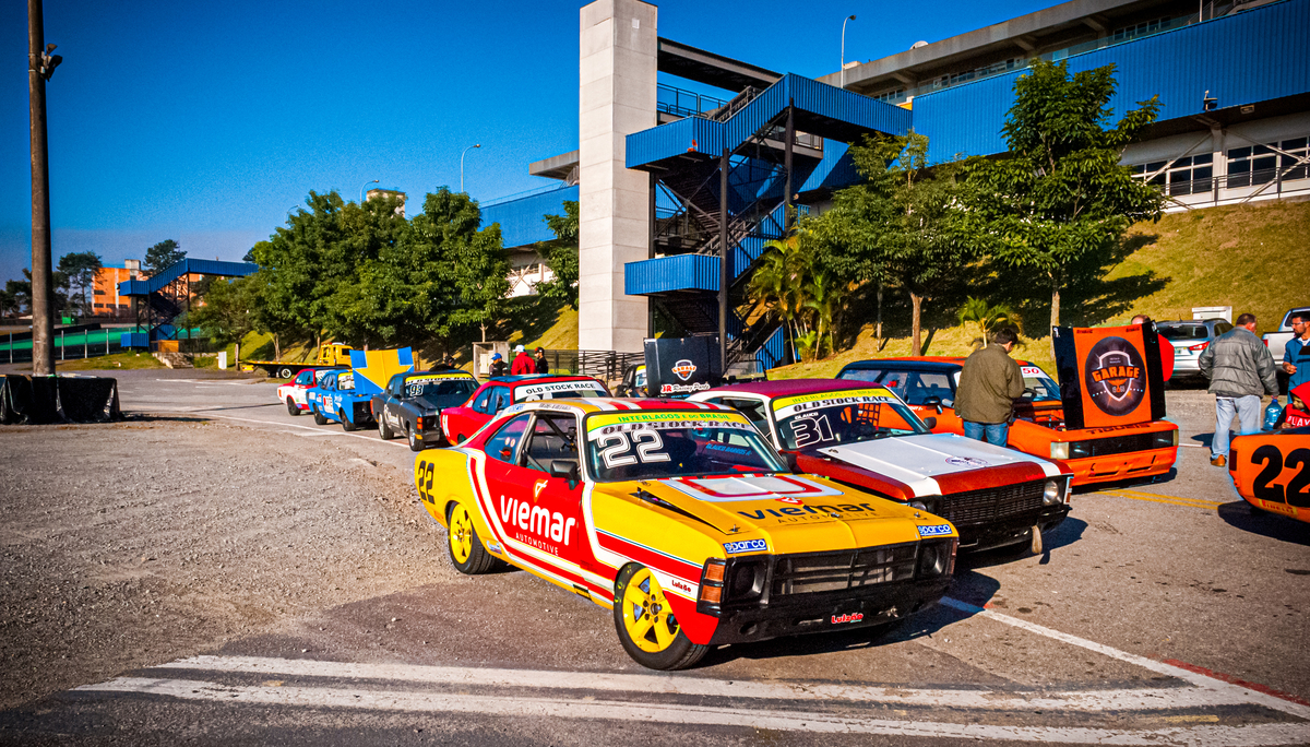 Em destaque o carro 22, Old Stock Race. Pedro Gomes