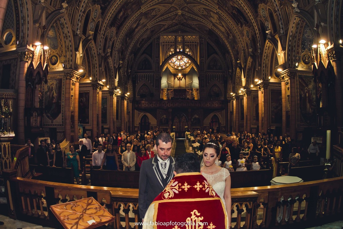 Cerimônia - Basílica de Santo Antônio do Embaré - Santos/SP.