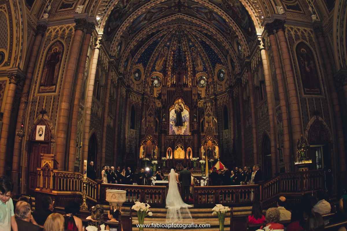 Cerimônia - Basílica de Santo Antônio do Embaré - Santos/SP.