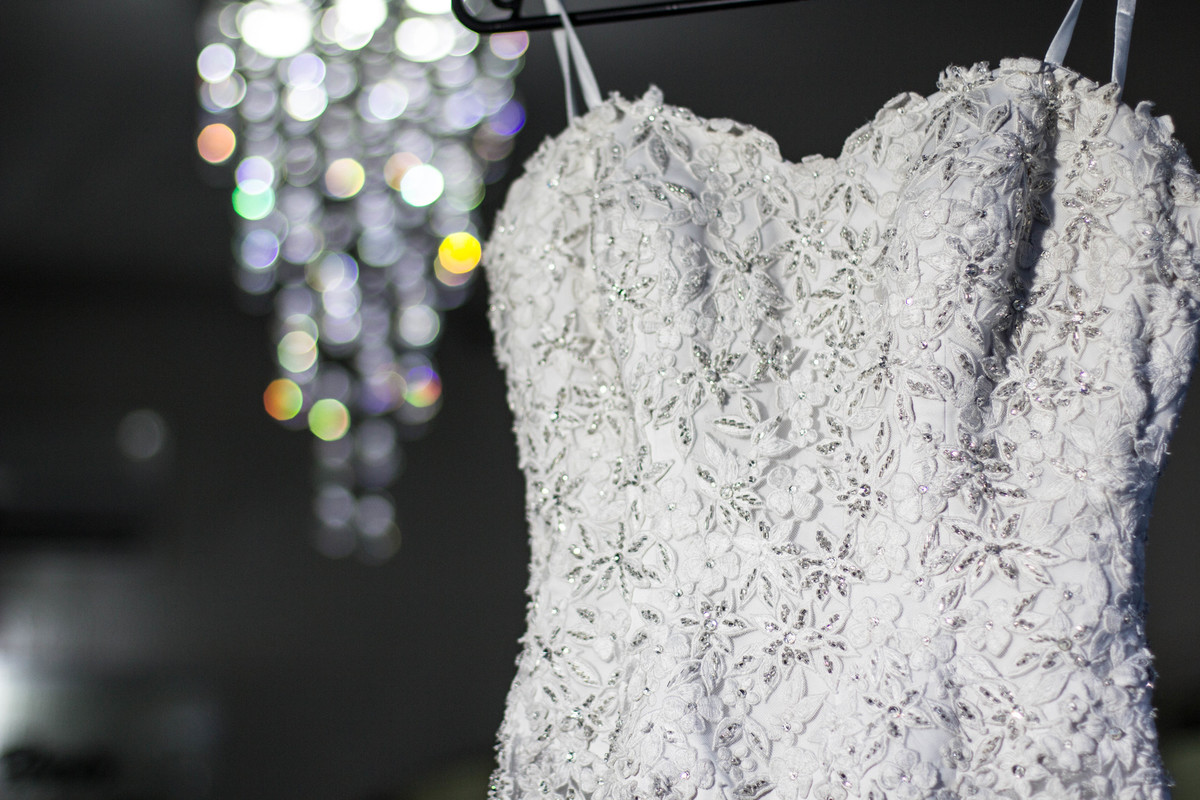 Vestido - Dia da Noiva - Guarujá/SP.