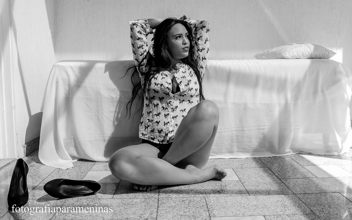 Ensaio Sensual da Agnes realizado no Estudio da Granja