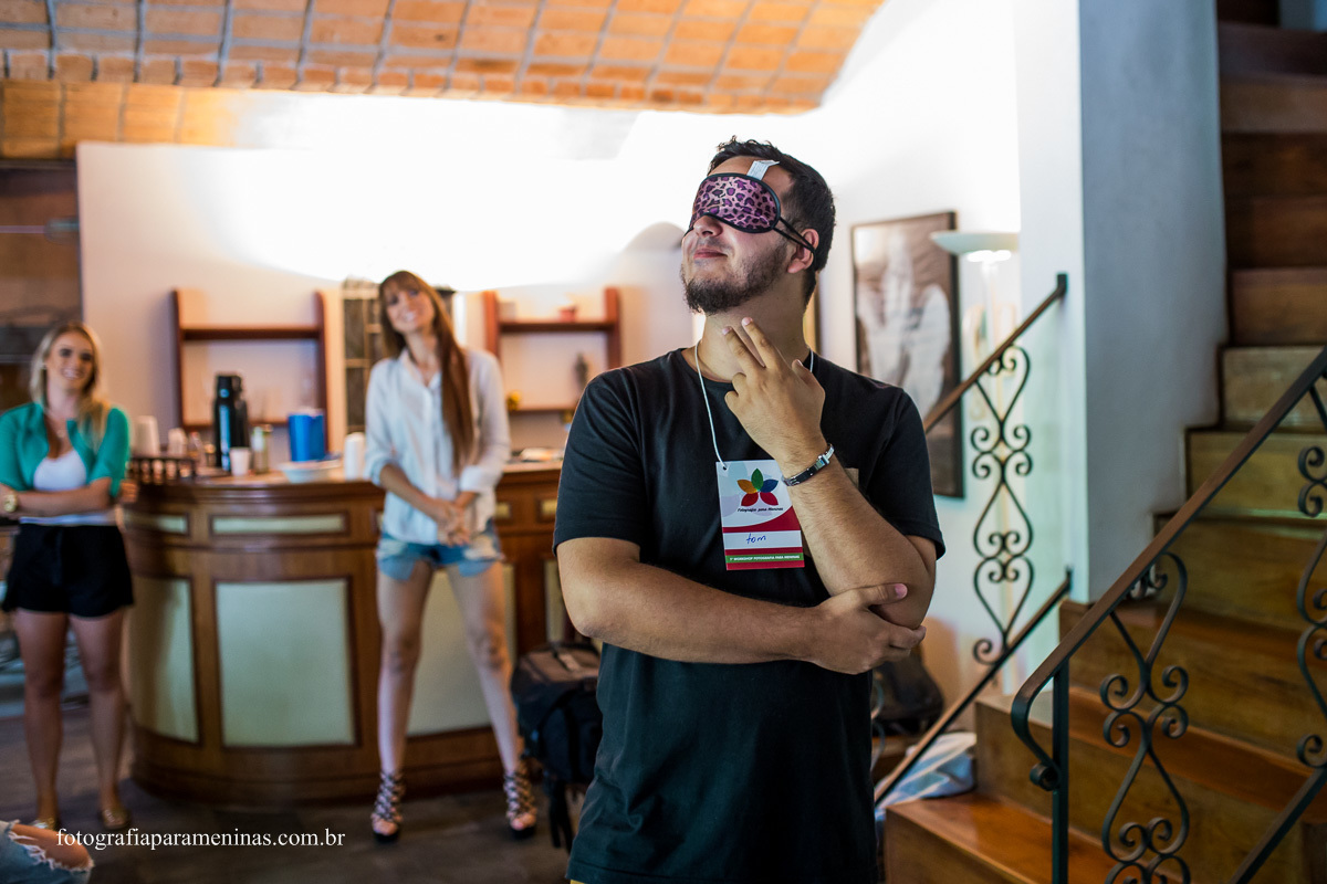 Dinâmica que preparamos para o Workshop Fotografia Para Meninas realizado em São Paulo