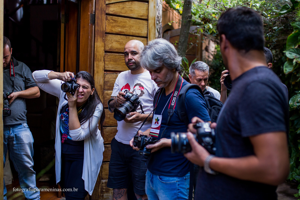 Aula Prática de Ensaio Sensual do Workshop Fotografia Para Meninas realizado em São Paulo