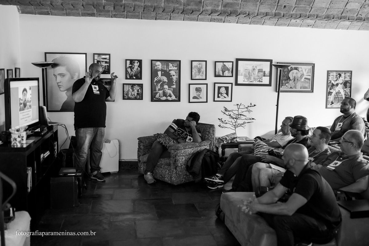 Sergio Damasceno palestrando no Workshop Fotografia Para Meninas