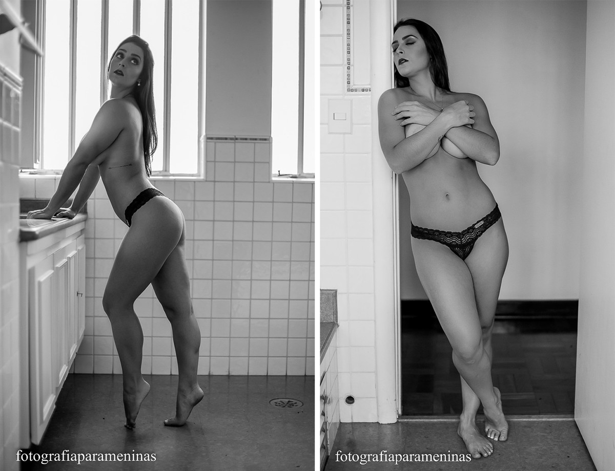 Ensaio Sensual da modelo Julia Pasquini realizado em São Paulo