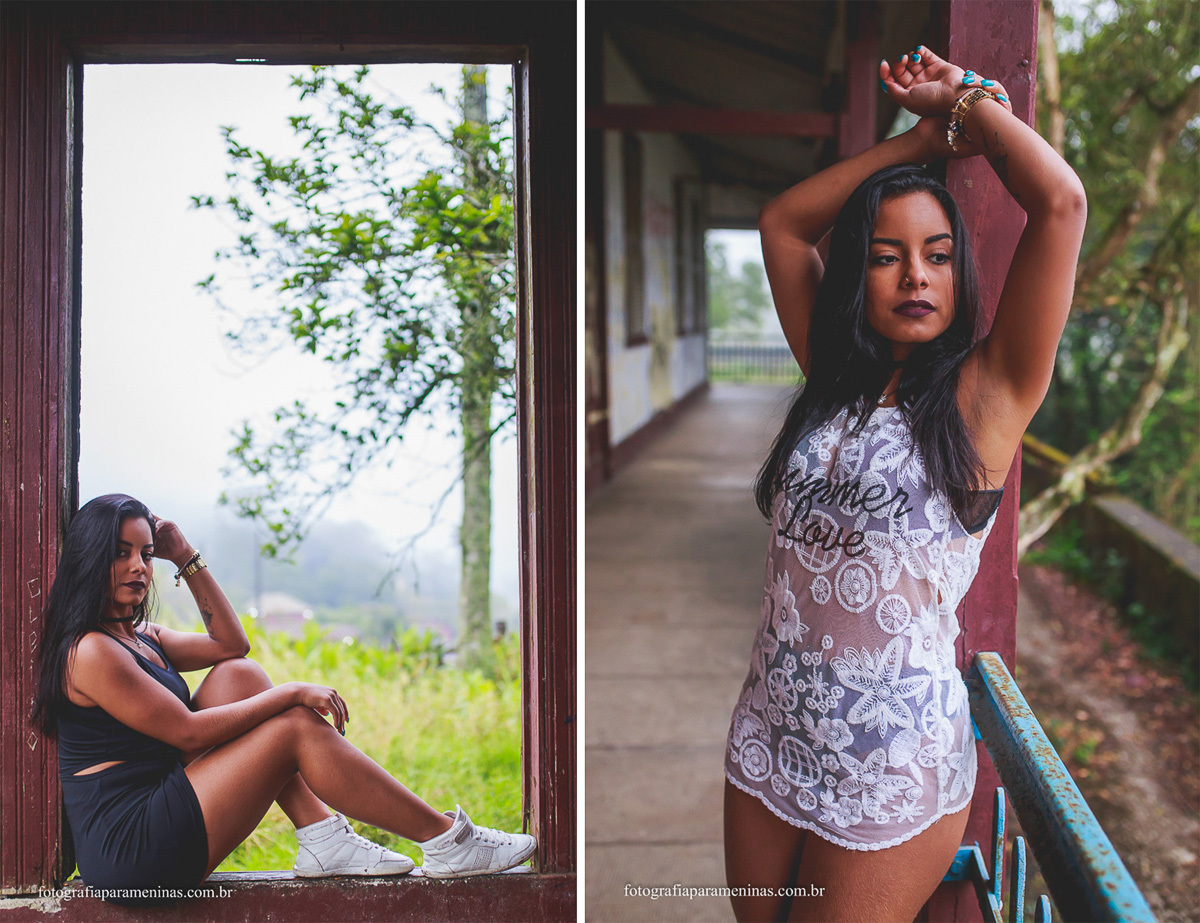 Ensaio lookbook da modelo Natalia Fernanda